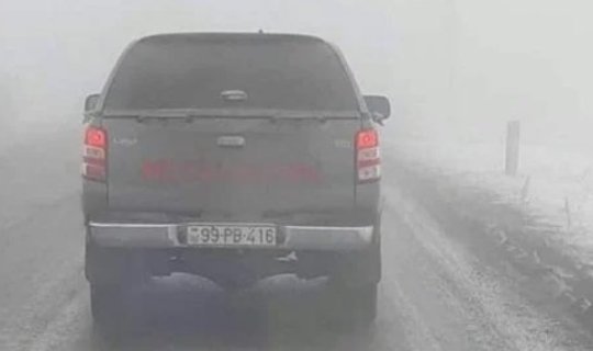 Azərbaycan nömrəli maşın Zəngəzurda...xa0— FOTO