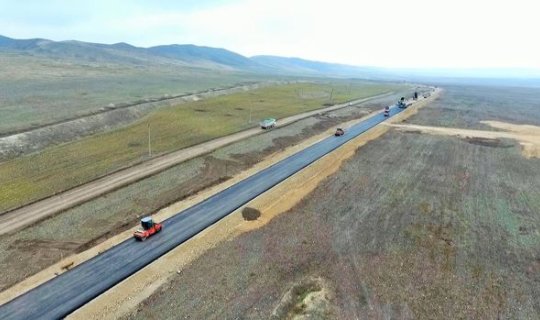 Suqovuşan və Talış kəndlərinə gedən yolların asfaltlanmasına başlanılıb - FOTO/VİDEO