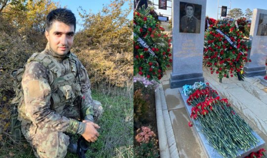 Şəhidlik arzusuna çatan qəhrəman gizirimiz - FOTO/VİDEO