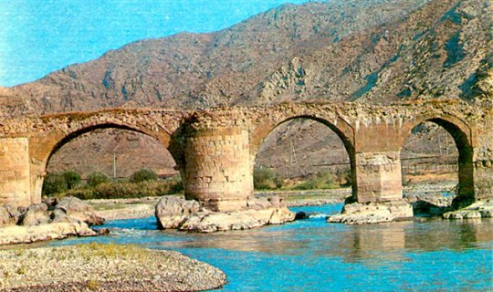 Xudafərin körpüsündən bu gün çəkilmiş görüntülər - EKSKLÜZİV FOTO/VİDEOxa0