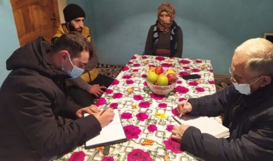 Qazi Həsən Mehtiyevin ailəsinin yaşayışı da diqqətdə saxlanır