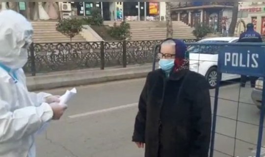 Gəncədə stasionar postda COVID-19 xəstələri saxlanılıb