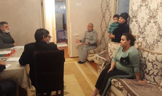 Şəhidin ailəsinə sosial dəstək göstərilir