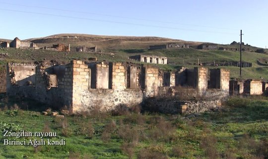 Zəngilanın Birinci Ağalı kəndindən görüntülər