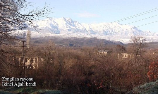 Zəngilanın İkinci Ağalı kəndinin görüntüləri (VİDEO)