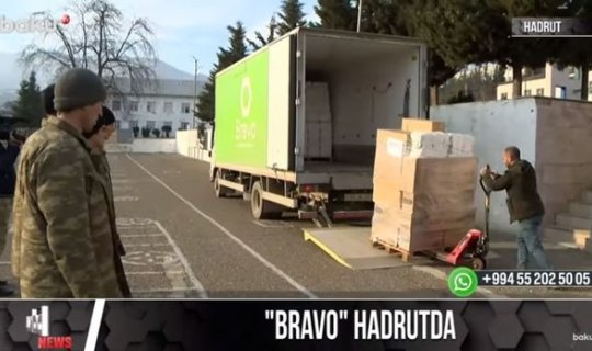 Vətənin hər guşəsini gəzən “Bravo” Hadrutdakı əsgərlərə də sovqat apardı - VİDEO