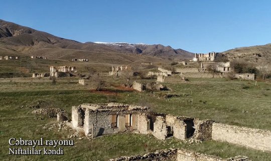 İşğaldan azad edilmiş Cəbrayılın daha bir kəndindən görüntülər - VİDEO