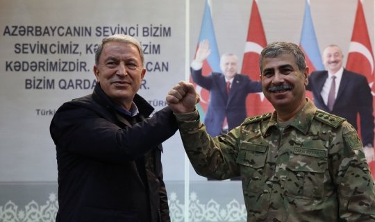 Türkiyənin müdafiə naziri Azərbaycanda səfərdədir - FOTO/VİDEO