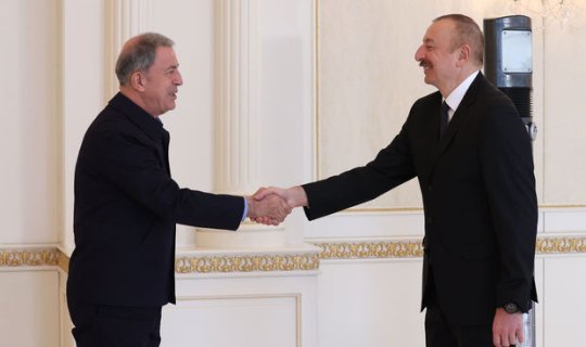 İlham Əliyev Hulusi Akarı qəbul etdi - FOTO/ViDEO