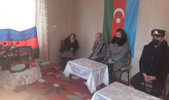 Samuxda şəhid ailələri ziyarət edildi - FOTO