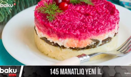 145 manatlıq yeni il süfrəsi - VİDEO