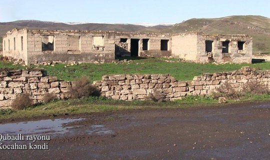 Qubadlı rayonunun Xocahan kəndindən videogörüntülər