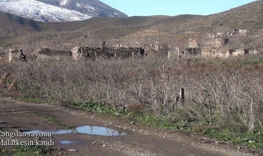 Zəngilan rayonunun Malatkeşin kəndindən videogörüntülər