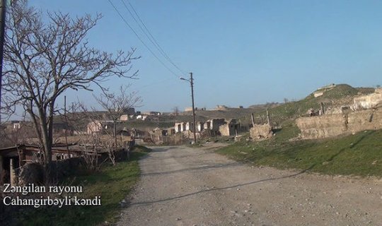 Zəngilanın Cahangirbəyli kəndindən görüntülər - VİDEO