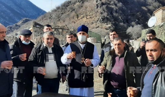 Udinlər növbəti dəfə Kəlbəcərdəki Xudavəng monastırında olublar - FOTO