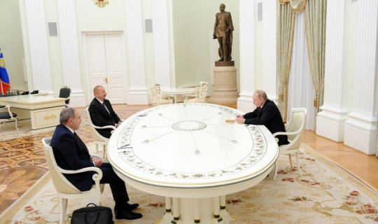 İlham Əliyev, Putin və Paşinyanın Moskva görüşü - YENİLƏNİB + VİDEO