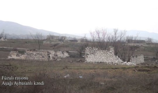 Füzuli rayonunun Aşağı Aybasanlı kəndindən görüntülər – VİDEO