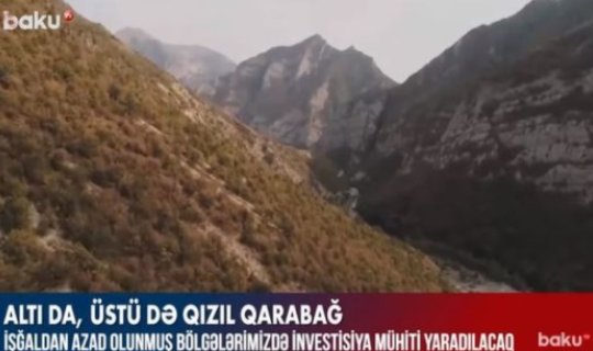 Altı da, üstü də qızıl Qarabağ - VİDEO