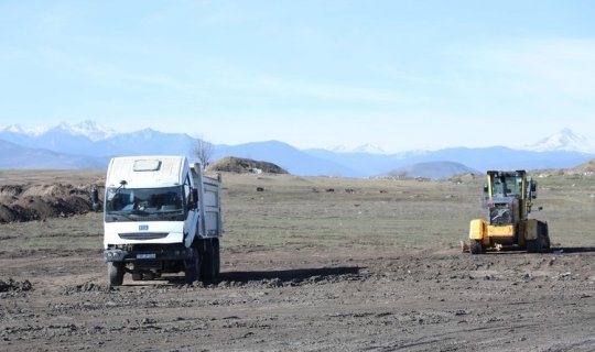 Xarabalıqda inşa edilən nəhəng hava limanı - VİDEOREPORTAJ