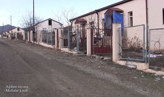 Ağdamın Mollalar kəndindən görüntülər