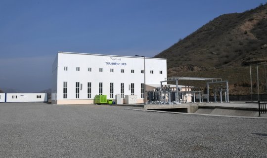 Güləbird Su Elektrik Stansiyası istismara verilib