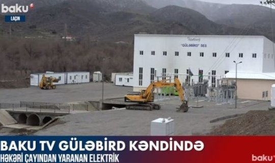 Həkəri çayından yaranan elektrik – VİDEO
