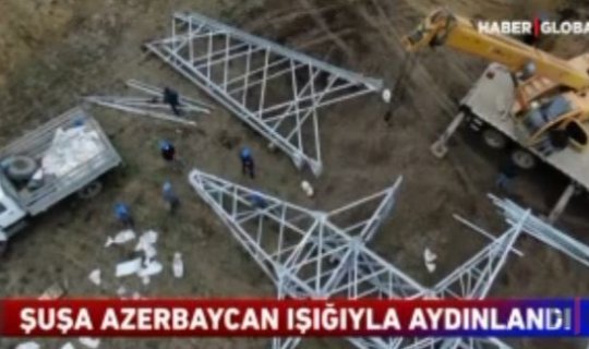 “Haber Global” Şuşa şəhərindən reportaj hazırladı – VİDEO