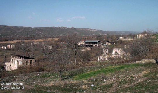 İşğaldan azad edilmiş Qubadlının daha bir kəndindən görüntülər - VİDEO