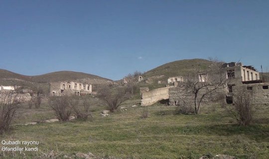 Qubadlının Əfəndilər kəndindən görüntülər - VİDEO