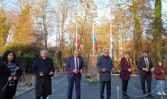 Haaqada Xocalı qurbanlarının xatirəsinə abidə qoyulub - FOTO