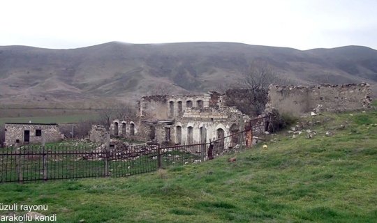 Füzuli rayonunun Qarakollu kəndindən videogörüntülər
