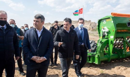 Zəngilan rayonunun Ağalı kəndində Azərbaycan-Türkiyə “Qardaşlıq bağı” salınıb - FOTO
