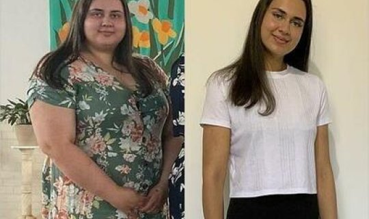 63 kq arıqlayan qadın dəyişimi ilə təəccübləndirir - FOTO