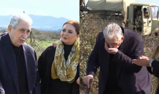 Arif Babayev illər sonra Ağdama gedib, torpağı öpdü