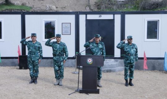 Azərbaycan Ermənistanla sərhəddə daha bir hərbi hissə yaradıb - FOTO