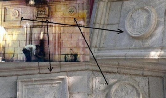 Şuşada Mamayı bulağının üzərində işğaldan sonra həkk olunan erməni yazıları silinib - FOTO/VİDEO