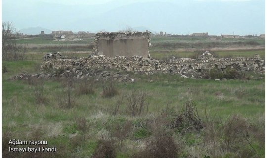 Ağdamın İsmayılbəyli kəndinin görüntüləri