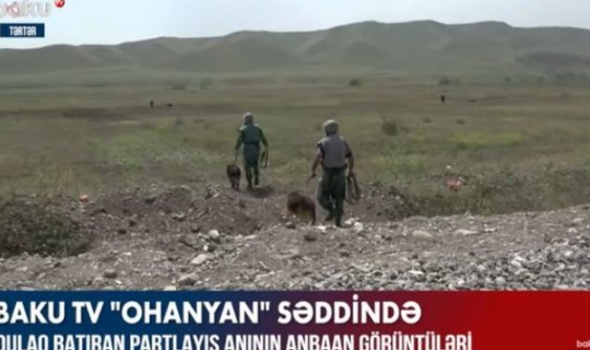 Qulaq batıran partlayışın anbaan görüntüləri – VİDEO