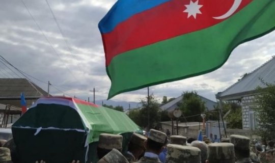 Vətən müharibəsində şəhid olmuş zabitimiz dəfn edilib - FOTO