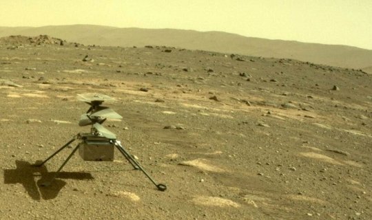 “Ingenuity” helikopteri Marsda yeni əraziyə ilk uçuş edib