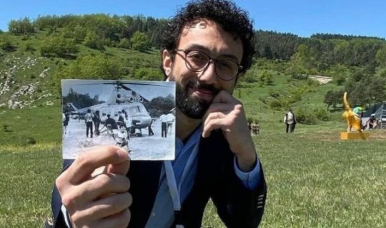 Cıdır düzündə 29 il əvvəlki şəkli ilə foto çəkdirdi - FOTO