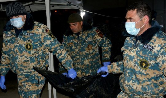 Füzulidə erməni əsgərlərin meyitləri aşkarlandı