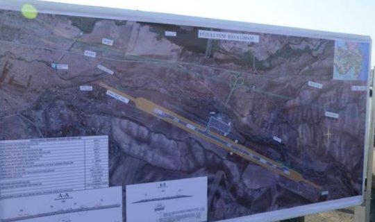 Füzuli Beynəlxalq Hava Limanının sentyabr ayının sonunadək istifadəyə verilməsi planlaşdırılır - FOTO