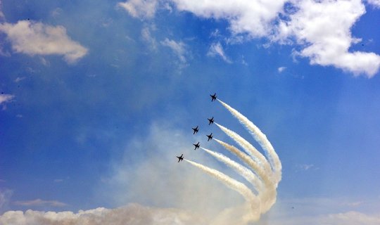 Azərbaycan və Türkiyə hərbçiləri F-16-ların uçuşlarını izləyib - VİDEO