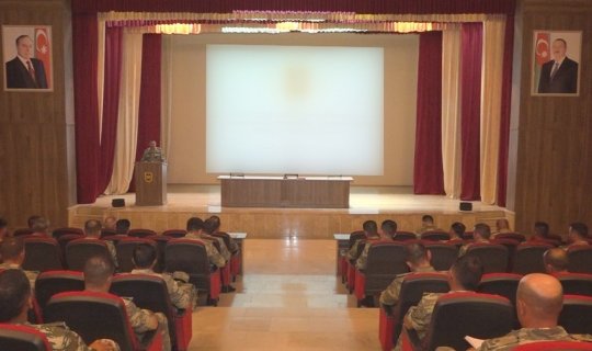Naxçıvan Qarnizonu Qoşunlarında toplantı keçirilib - VİDEO