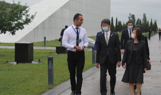 Yaponiyanın Azərbaycandakı səfiri Xınalıqda olub