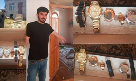 Bakıda dəyəri 100 min manat olan qol saatları oğurlandı