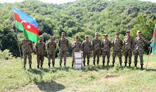 Qarabağda dislokasiya olunmuş bölmələrimizdə Milli Qurtuluş Günü qeyd olunub