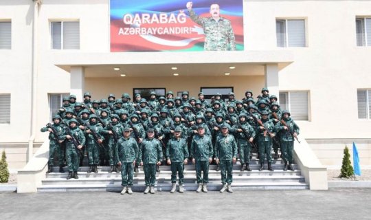 Ermənistanla sərhəddə daha bir hərbi hissə fəaliyyətə başlayıb - FOTO