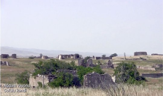 Ağdam rayonunun Sofulu kəndindən videogörüntülər